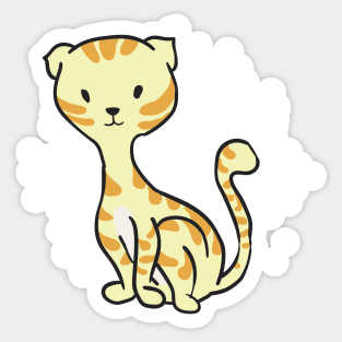 Standby Cat Sticker